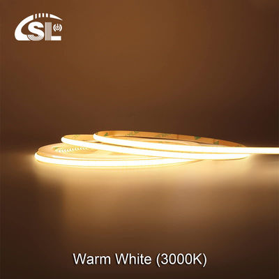 120lm/w 따뜻한 자연 흰색 COB LED 스트립 라이트