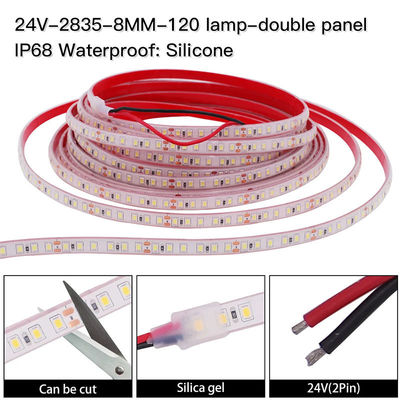 다이 커팅 보드 110v220v 10mm 180LED 4000K IP67 방수 SMD2835 LED 스트립 라이트