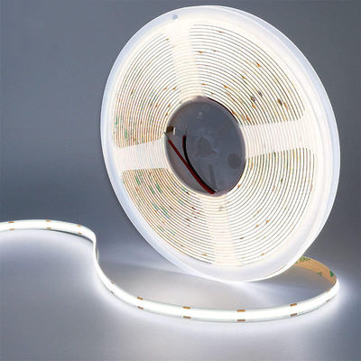 방수 12V24V 8mm10mm 480Leds 6500K 흰 CE RoHs 유연 COB LED 스트립 라이트