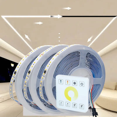 3- 흐르는 물 흐르는 12v24v 8mm 120leds 6500K 백색 전자기 SMD2835 LED 스트립 라이트