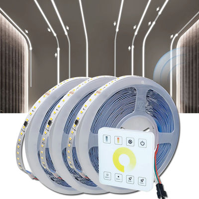 흐르는 물 흐르는 12v24v 8mm 120leds 3000K-6500K 전자판 SMD2835 LED 스트립 라이트