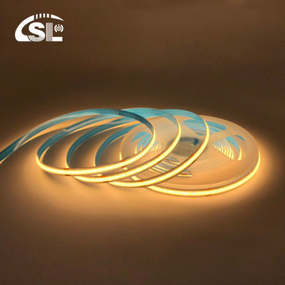 방수 COB LED 스트립 라이트 IP20/IP65 8mm 12V24V 320Leds 2700K 1 센티미터 절단 3-