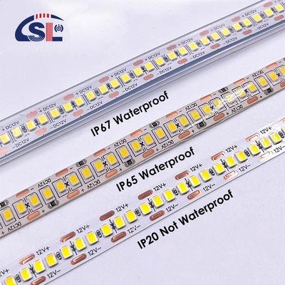 방수 SMD2835 LED 스트립 라이트 240leds 8mm 24v 12v 3000K 4000K 6500K IP67 IP65 IP20