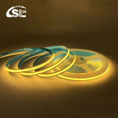 8mm 너비 12V 24V 3000K 따뜻한 COB LED 스트립 라이트 CE RoHs IP20 50000 시간 수명