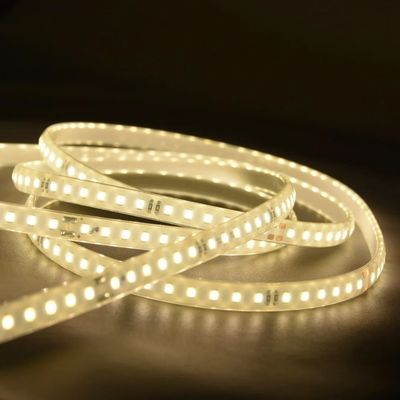 110v220v 방수 10mm 180leds 6500K 다이 커팅 보드 SMD2835 LED 스트립 라이트 IP67