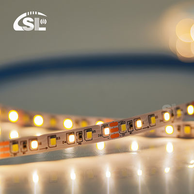 2835 CCT LED 스트립 120LEDs 두 개의 흰색 색상 온도