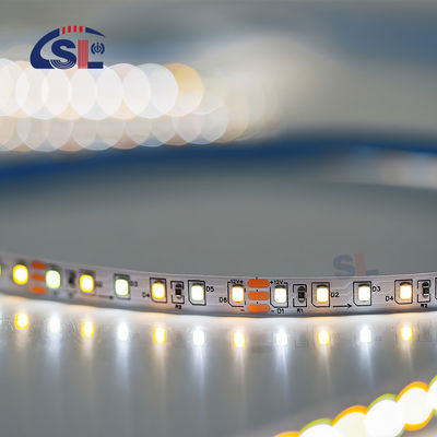 하이 루멘 12v24v 8mm 120leds 3000K-6500K CCT 듀얼 컬러 다이 커팅 보드 SMD2835 LED 스트립 라이트