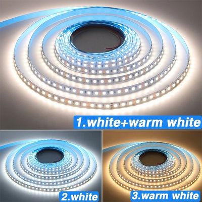 CCT 12V24V 8mm 120leds 3000K-6500K 35 TV 백라이트 캐비닛을위한 구리 LED 스트립 라이트