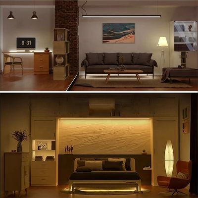CCT 12V24V 8mm 120leds 3000K-6500K 35 TV 백라이트 캐비닛을위한 구리 LED 스트립 라이트
