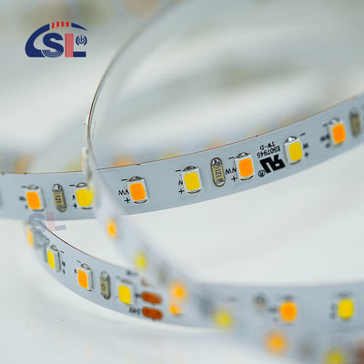120LED 8mm 3000K-6500K CCT 유연한 듀얼 컬러 COB SMD2835 LED 스트립 라이트 80 Ra