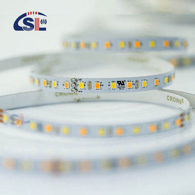 120LED 8mm 3000K-6500K CCT 유연한 듀얼 컬러 COB SMD2835 LED 스트립 라이트 80 Ra