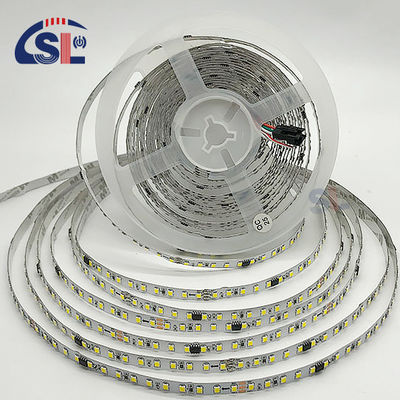 DC12V / 24V SMD2835 전자판 PCB 240Ds 8mm Ra 80 4000K LED 가정용 라이트 스트립