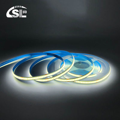 CE RoHs 3 IP20 8mm 12V 24V 320Leds 6500K 화이트 라이트 플렉서블 COB LED 스트립 라이트