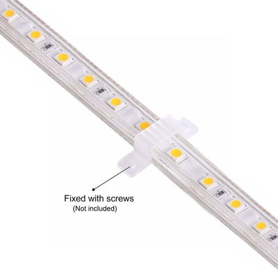 흰색 10mm 240leds 6500K 전자기판 IP44 SMD2835 LED 스트립 라이트 고전압 110v220v
