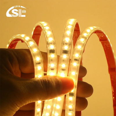 115lm/w 110v220v 8mm 320leds 6500K 흰 CE RoHs Ra80 유연한 전자판 SMD2835 LED 스트립 라이트