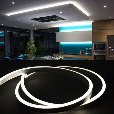 4100K 냉정 하얀 LED 네온 플렉스 24V DC 무선 8x16mm 120LEDs/m IP65 방수 이상