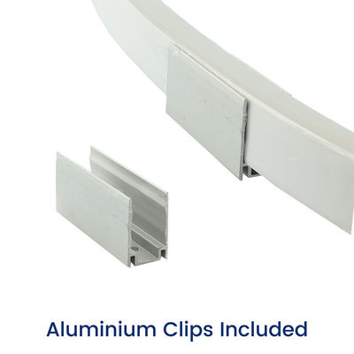 4100K 48V 16x16mm 평면형 수직 굽기 IP65 방수 LED 네온 플렉스 3000K