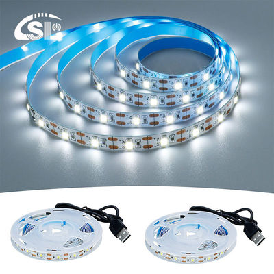 120LEDs/m 5V 8mm 6500K 흰색 단면 유연 전기판 SMD2835 LED 스트립 라이트