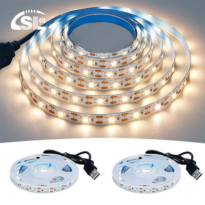 3- 120° 빔 앵글 5v 120leds 8mm 4000K 자연 하나 빛 하나 자르 SMD2835 LED 스트립 빛
