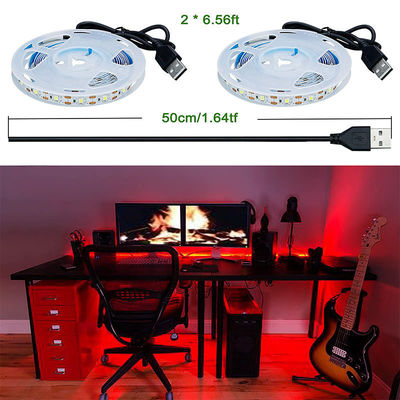 120LED 8mm 빨간색 1등 1단 전자기판 유연성 SMD2835 LED 스트립 라이트 5v