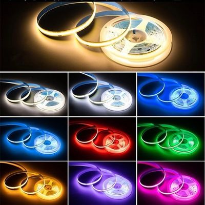 커스터마이징 고 밝기 COB LED 스트립 라이트 색상 렌더링 인덱스 Ra 90