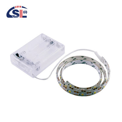 방수 IP65 5V 120 leds 8mm 3000K 따뜻한 흰색 전자기 SMD2835 LED 스트립 라이트