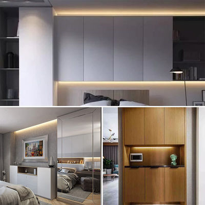 호텔 5V 8mm 320leds 4000K 천연 1cm 한 단면 IP65 방수 전자판 유연 COB LED 스트립 라이트