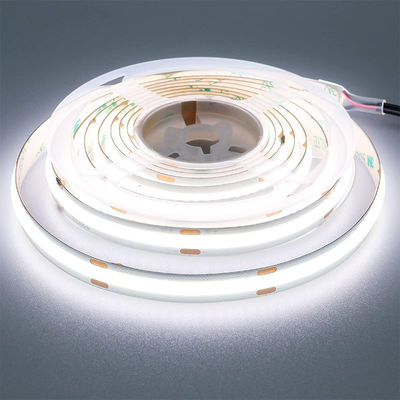 5v 320leds 8mm 6500K 화이트 COB LED 스트립 라이트 스위치 제어로 생활 조명을 위해