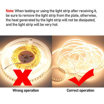 110v220v 240leds 10mm 3000K4000K6500K 플렉서블 다이 커팅 SMD2835 LED 스트립 라이트 1