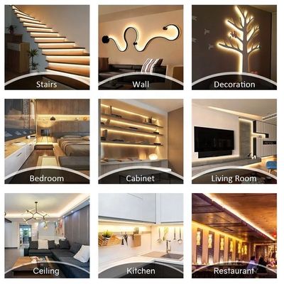 8mm 240leds 6500K Cold White SMD2835 리모컨 스위치 모드와 함께 LED 스트립 라이트