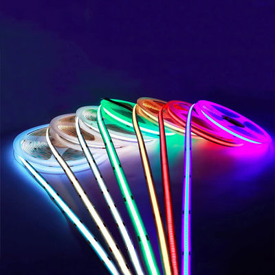 유연한 COB LED 스트립 라이트 8mm10mm 12V24V 320Leds 빨간 금 노란색 얼음 파란색 녹색 보라색 침실