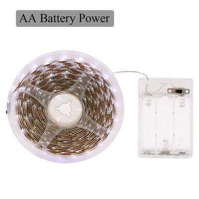 IP20 등급 높은 밝기 5v 8mm 120leds 6500K 흰색 유연 전자기판 SMD2835 LED 스트립 라이트