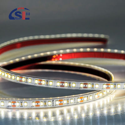 방수 IP67 12V 24V LED 스트립 흰색 따뜻한 흰색 2835 120LEDs /m 야외 정원 장식