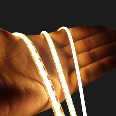 높은 밝기 DC12V24V 8mm10mm 480Leds 3000K 따뜻한 COB LED 스트립 라이트