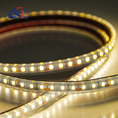 방수 LED 스트립 12V 24V 흰색 따뜻한 흰색 2835 120LEDs /m 야외 정원 장식