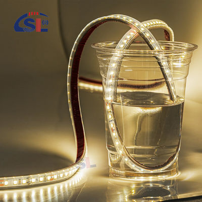 방수 LED 스트립 12V 24V 흰색 따뜻한 흰색 2835 120LEDs /m 야외 정원 장식