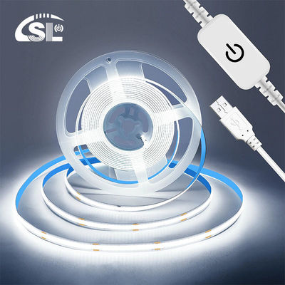 5V DC 입력 구리 재료 COB 320LEDs IP20 Ra 90 LED 조명 스트립