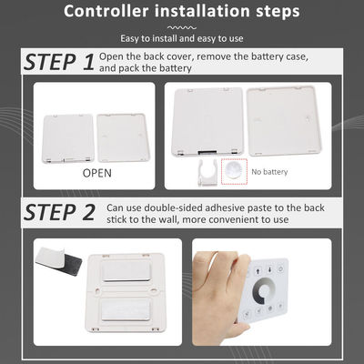 무선 RF 터치 패널 LED 조명 컨트롤러 모노크롬 양색 및 RGB 조명