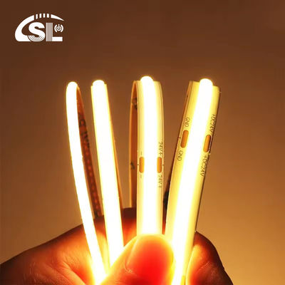 320 Led/M 480 Led/M 고밀도 Cob LED 스트립 라이트 12v 24v 880lm 빛 흐름