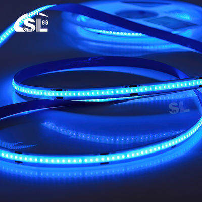 높은 밝기 DC12V24V 아이스 블루 COB 호텔 및 실내 장식용 LED 스트립 라이트
