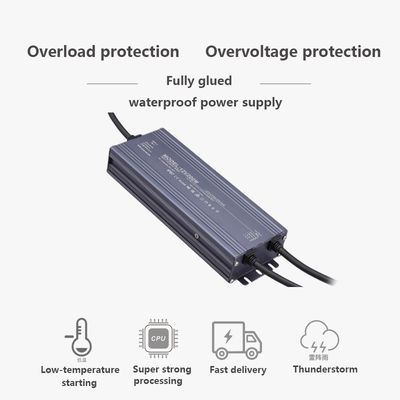 울트라 얇은 12V/24V 2.5A -25A 60w 100w 200w 300w 400w IP68 방수 전력 트랜스포머