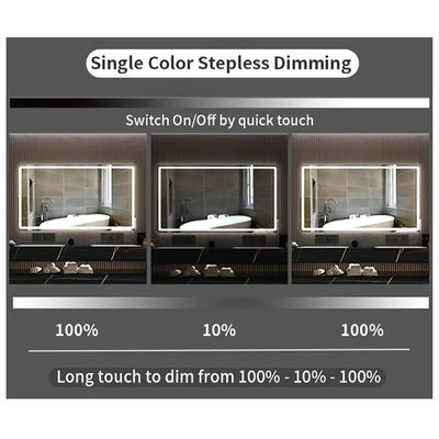 73*47*13mm 스마트 욕실 거울 터치 스위치 DC12V 출력 전압 및 LED 조명