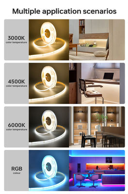 LED 광원 12W/미터 전자기판 COB 320Ds 빛 스트립 SL-COB-03208D65