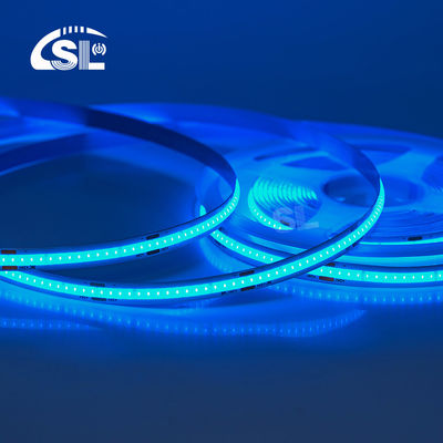 전기판 COB 24v COB 320Ds 8mm Ra 85 얼음 블루 라이트 스트립 50000 시간 수명