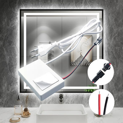 60W 12V 디포거 1 키 1 컬러 선택 LED 디머 미러 터치 센서 스위치