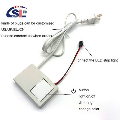 60W 12V 디포거 1 키 1 컬러 선택 LED 디머 미러 터치 센서 스위치