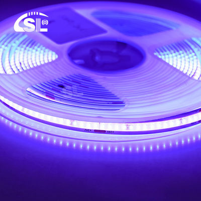 24VDC 전자판 COB 320Ds 8mm Ra 85 보라색 LED 라이트 스트립의 마술을 경험하십시오.