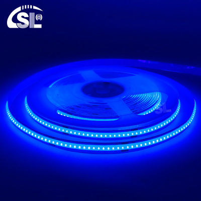 SL- COB-03208DB 8mm PCB 너비 180도 관점 블루 LED 빛 스트립