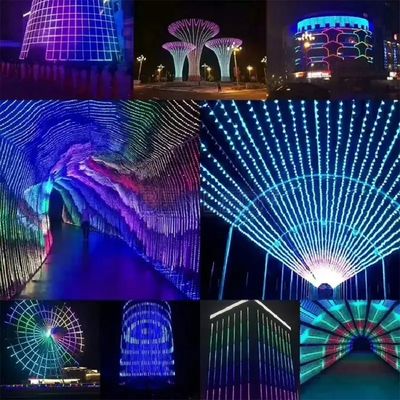 12V WS2811 60Leds 매직 디지털 멀티 컬러 5050 주소형 RGB LED 스트립 픽셀 따뜻한 흰색 IP20 장식 컨트롤러