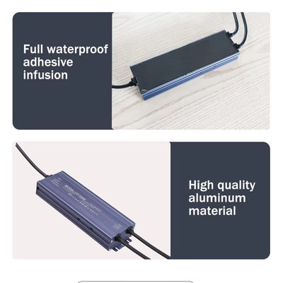 24V 입력 전압 LED 빛 트랜스포머 IP67 방수 야외용 60W 200W 400W 500W